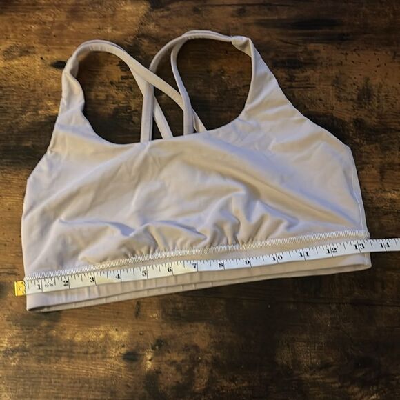 lululemon Energy Bra Small 
Support, A-C  Cups In LILAC ETHER - Picture 6 of 8